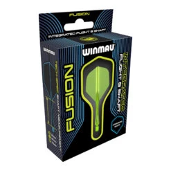 Winmau Winmau Fusion Integrated Flight & Shaft Fluoro Yellow -Winmau 8775FusionIntegratedFlight ShaftShortYellow4