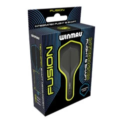 Winmau Winmau Fusion Integrated Flight & Shaft Solid Black -Winmau 8777FusionIntegratedFlight ShaftShortBlack4