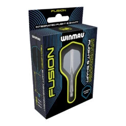 Winmau Winmau Fusion Integrated Flight & Shaft Grey Smoke -Winmau 8779FusionIntegratedFlight ShaftShortTint4