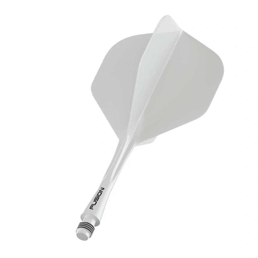 Winmau Winmau Fusion Integrated Flight & Shaft Solid White 4 Winmau Winmau Fusion Integrated Flight & Shaft Solid White - Image 2