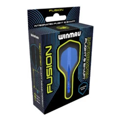 Winmau Winmau Fusion Integrated Flight & Shaft Azure Blue -Winmau 8786FusionIntegratedFlight ShaftIntBlue4