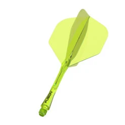 Winmau Winmau Fusion Integrated Flight & Shaft Fluoro Yellow -Winmau 8787FusionIntegratedFlight ShaftMedYellow2