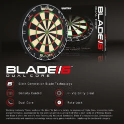 Winmau Winmau Blade 6 Dual Core Dartboard 14 Winmau Winmau Blade 6 Dual Core Dartboard -Winmau 9666191 Blade6DC v2 6