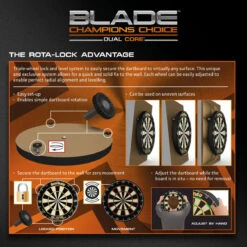Winmau Winmau Blade Dual Core Champions Choice Dartboard -Winmau Champions 20Choice 20 20Image 207