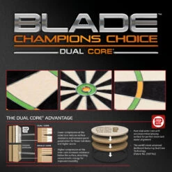 Winmau Winmau Blade Dual Core Champions Choice Dartboard -Winmau Champions 20Choice 20 20Image 208