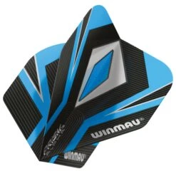 Winmau Blue, Black & Silver Prism Alpha Standard
