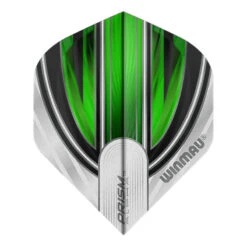 Winmau White, Black & Green Prism Alpha Standard -Winmau F6390 20x 201