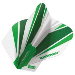 Winmau White & Green Prism Alpha Standard