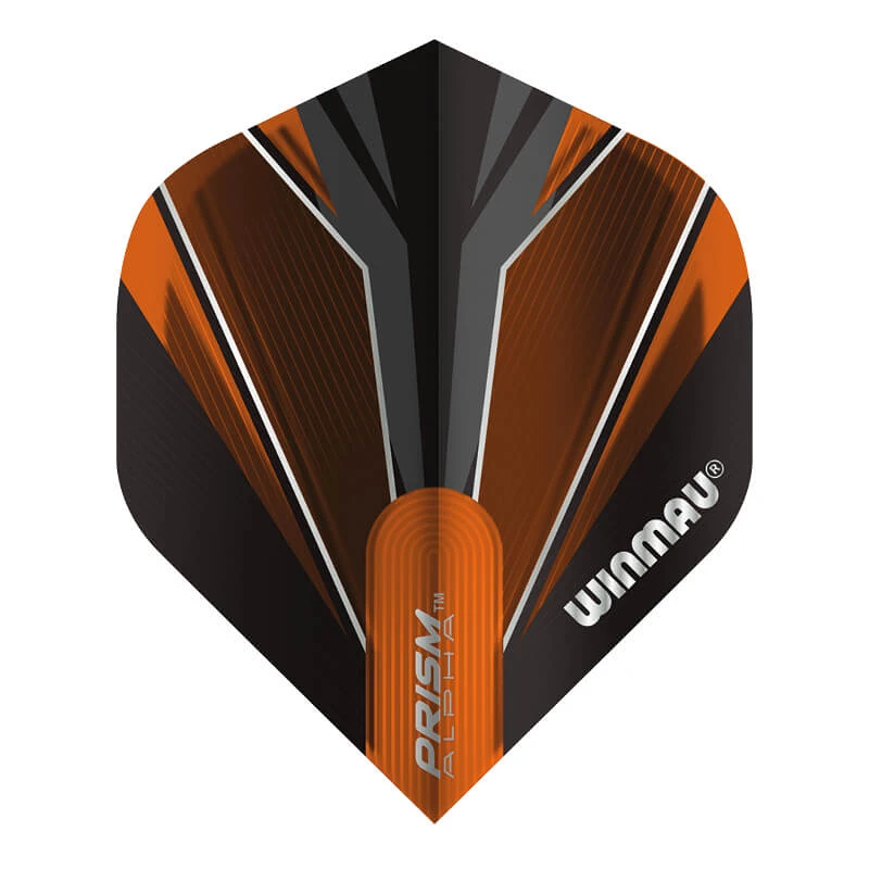 Winmau Black & Orange Prism Alpha Standard 5 Winmau Black & Orange Prism Alpha Standard - Image 3