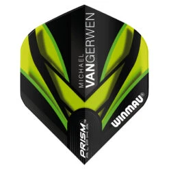 Winmau MVG Translucent Black & Green Prism Alpha Standard -Winmau F6484 20x1 47797ebb 1f6b 48de 938e 2e47f436f37d