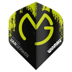 Winmau MVG Black With Green Logo Standard -Winmau F6488 20x1 bcde0850 24d7 4b06 8800 c52e75acede1