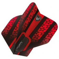Winmau Red With Black Stars Prism Alpha Standard