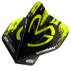 Winmau MVG Black With Green Logo Standard