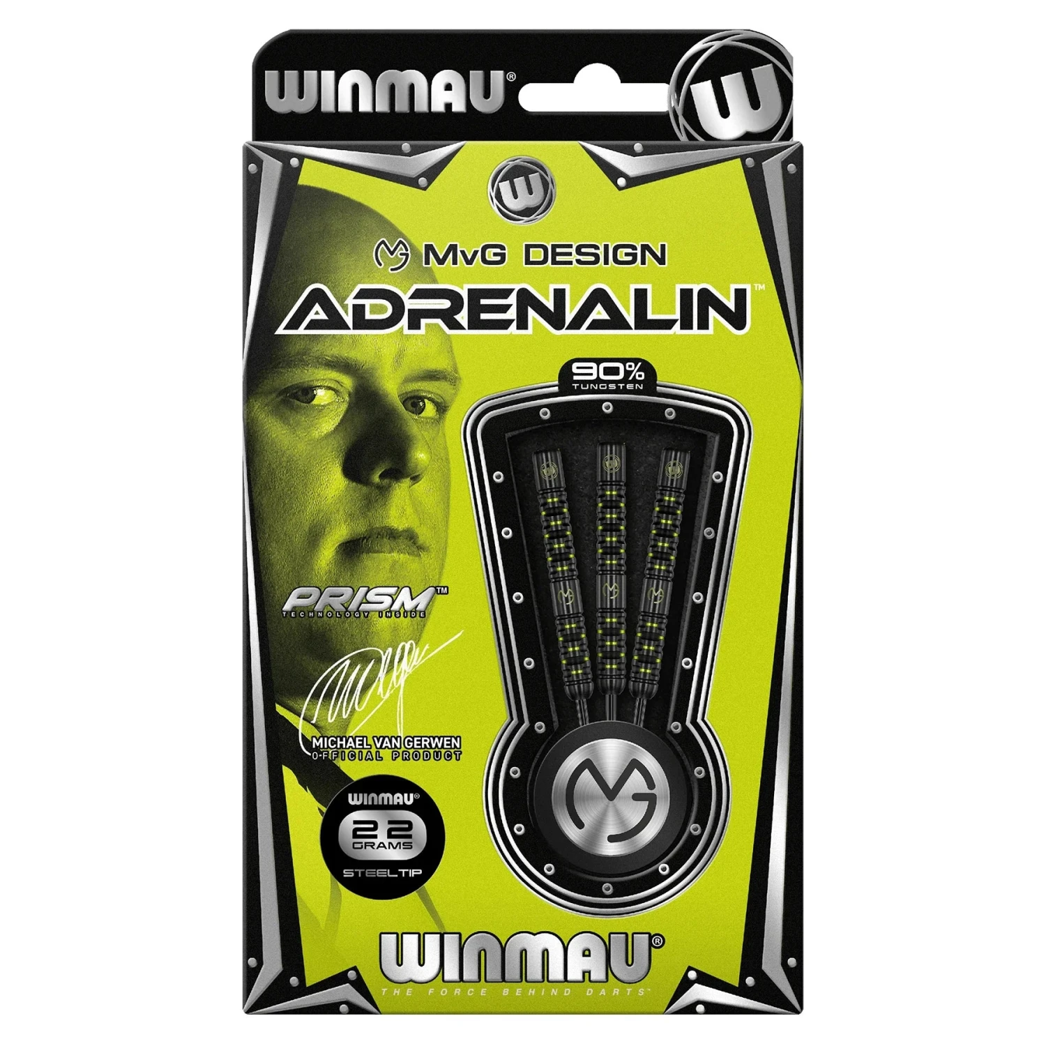 Winmau Winmau MvG Michael Van Gerwen Adrenalin 24g Darts 4 Winmau Winmau MvG Michael Van Gerwen Adrenalin 24g Darts - Image 2