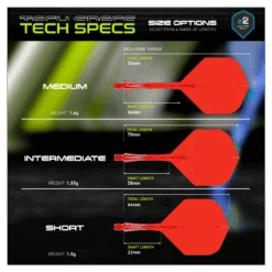 Winmau Winmau Fusion Flight & Shaft Intermediate #2 - Red -Winmau WinmauFusion 2Red4 9d56e9ae 6e2d 49ae 9e8a ed411dfc1acf