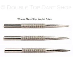 Winmau Silver Knurled Grip Replacement Dart Points