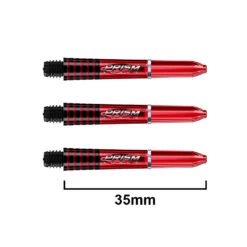 Winmau Prism Force Shafts -Winmau c471 prism force short red