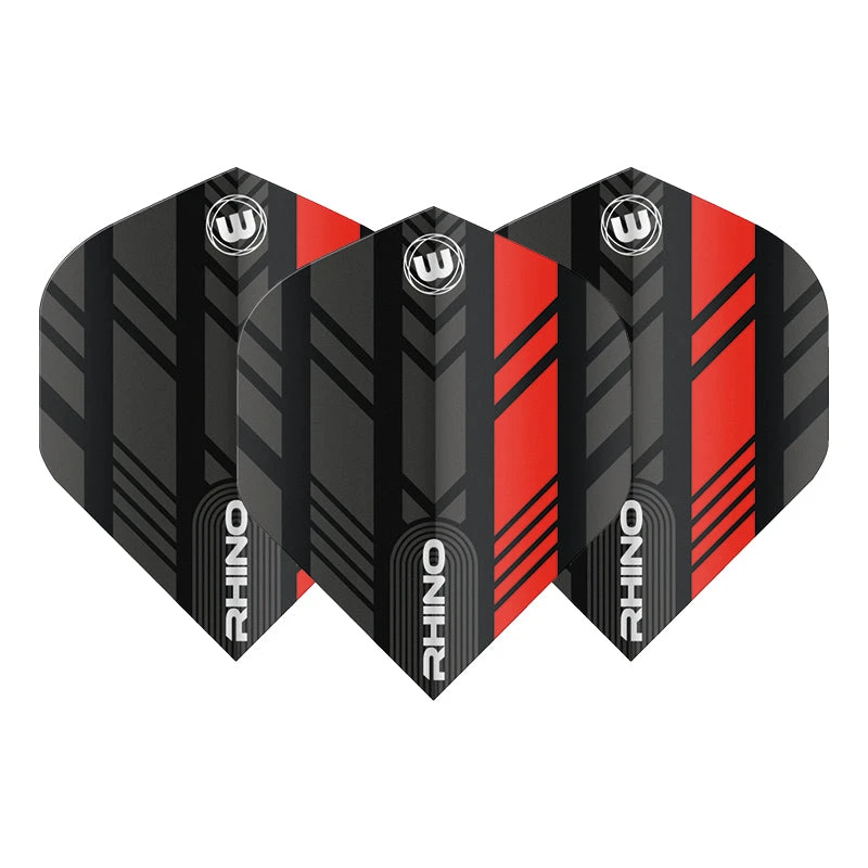 Winmau Black & Red Rhino Standard 4 Winmau Black & Red Rhino Standard - Image 2