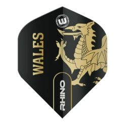 Winmau Black & Gold Wales Rhino Standard -Winmau f6533 x 1