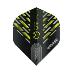 Winmau MVG Black, Green & Grey Chevron Prism Alpha Standard -Winmau f6548 x 1