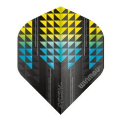 Winmau Black & Yellow Prism Alpha Standard 7 Winmau Black & Yellow Prism Alpha Standard -Winmau f6549 x 1
